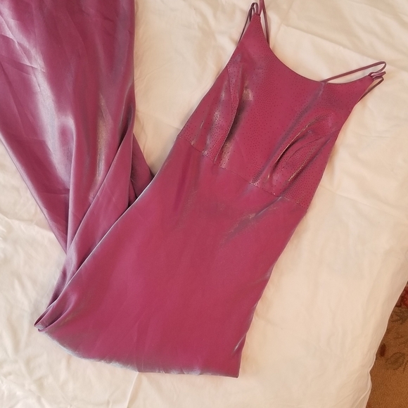 Pink / Lavender Floor Length Formal Prom Dress - Picture 1 of 7